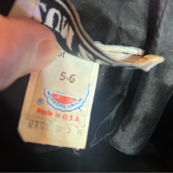 Vintage Gothic size 5/6 Zum Zum black on black prom dress. - Picture 12 of 12